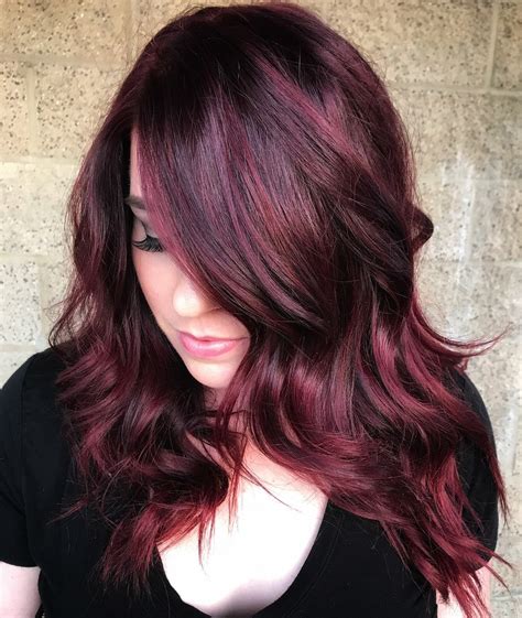 burgundy hair colors|burgundy hair color for morena.